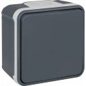Interrupteur Va-et-Vient Saillie OXXO IP55 Gris EUR'OHM 60800