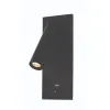 Einbau-Wandleuchte ZAMBELIS 3W DESIGN Matt Schwarz H65