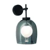 Applique ZAMBELIS G9 DESIGN Noir Sablé Sans Source 22052