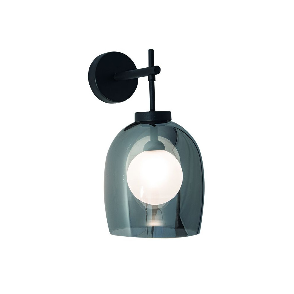 Wandleuchte ZAMBELIS G9 DESIGN Schwarz Sandgestrahlt Ohne Leuchtmittel 22052