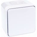 Interrupteur Bouton Poussoir Saillie OXXO IP55 Blanc EUR'OHM 60813
