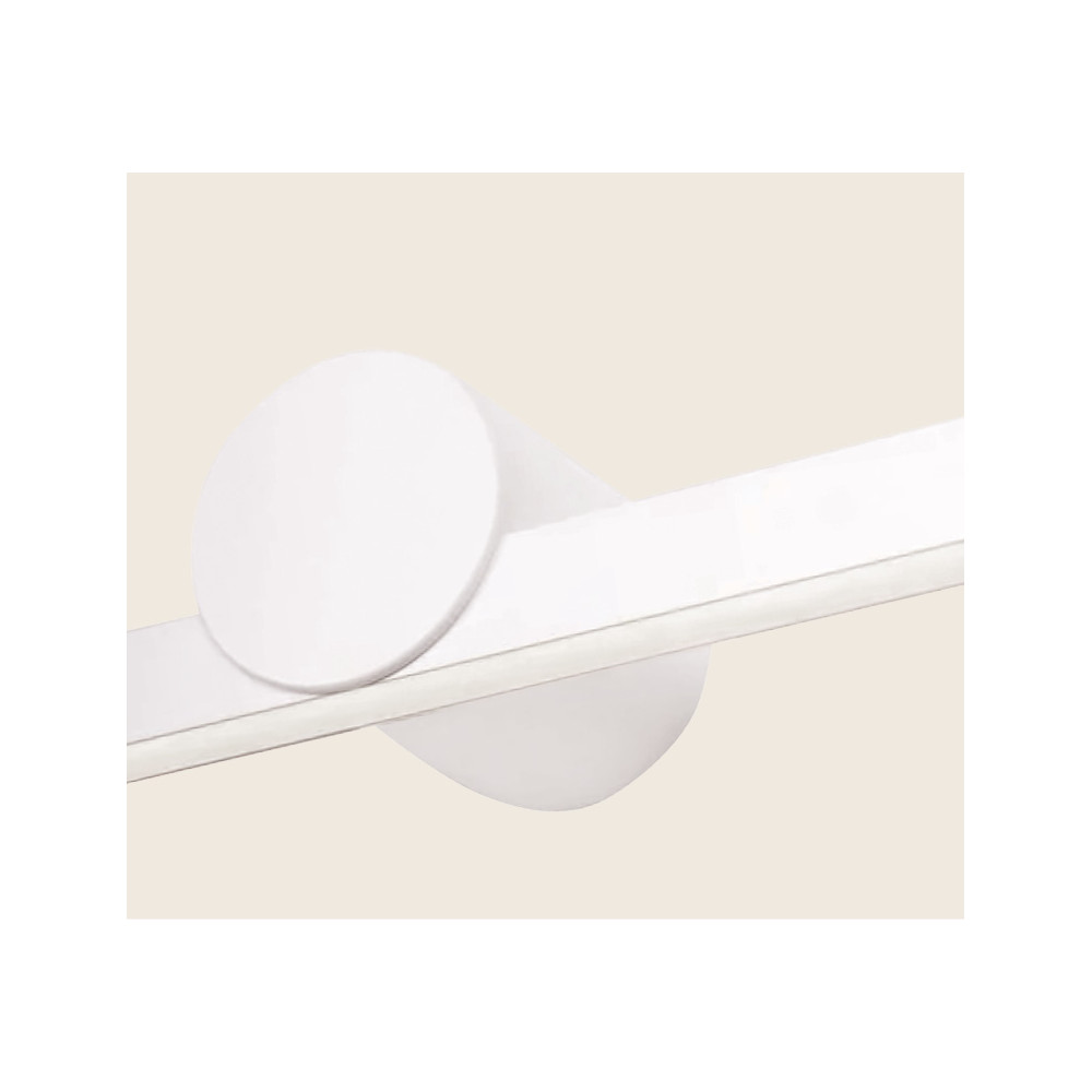 Bathroom Wall Light ZAMBELIS 17W IP54 DESIGN Sand White 22125-W