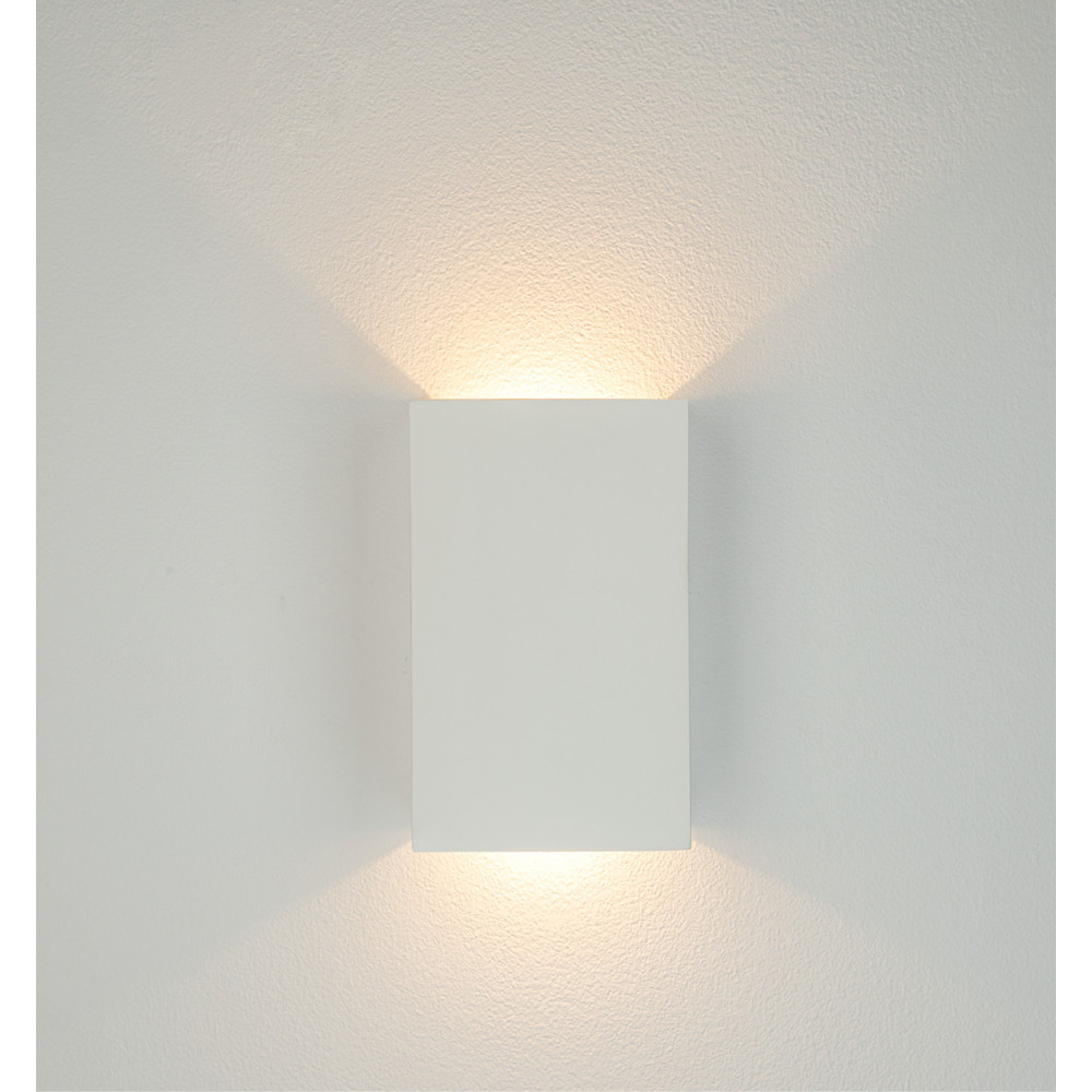 Wall Light ZAMBELIS 5W Direct/Indirect DESIGN White Plaster 25379