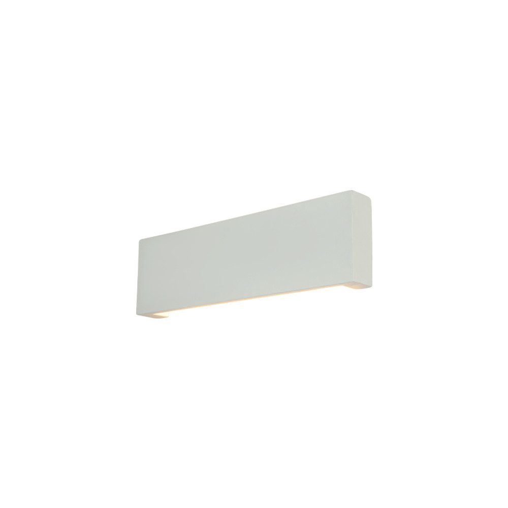 Wall Light ZAMBELIS 8W Direct/Indirect DESIGN White Plaster 25380