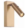 Wandlamp ZAMBELIS 3W DESIGN Geborsteld Messing H68