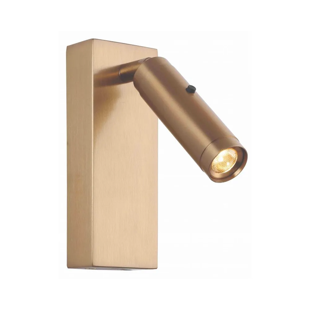 Applique ZAMBELIS 3W DESIGN Laiton Brossé H68