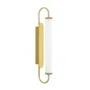 Wandlamp ZAMBELIS 10W Dimbaar DESIGN Geborsteld Messing 25152
