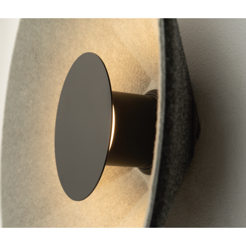 Akoestische Wandlamp ZAMBELIS D335 6W DESIGN Grijs en Zwart 25178