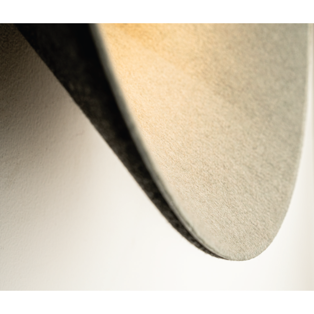 Akustik-Wandleuchte ZAMBELIS D335 6W DESIGN Grau und Schwarz 25178