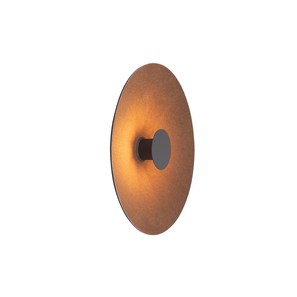 Akoestische Wandlamp ZAMBELIS D500 6W DESIGN Bruin en Zwart 25179