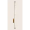 Applique Murale ZAMBELIS 19W Dimmable DESIGN Albâtre Blanc et Laiton 2548