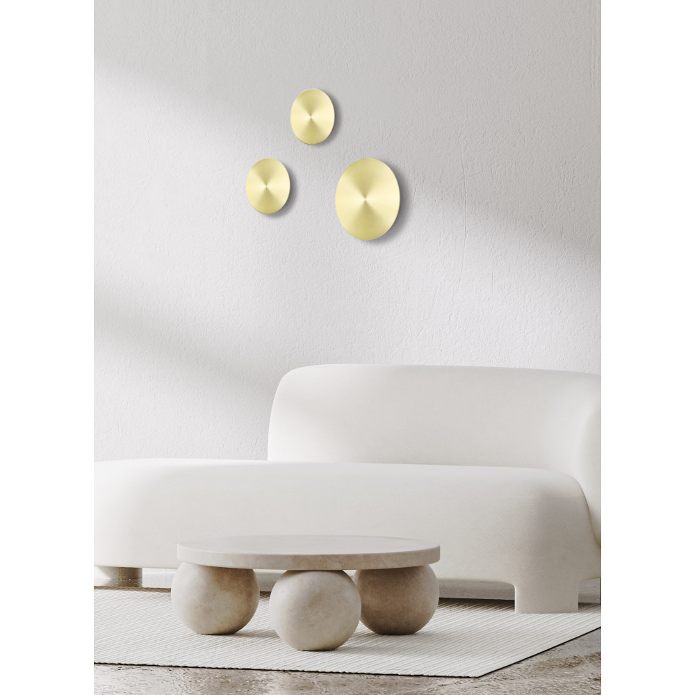 Wall light ZAMBELIS D180 6W DESIGN Brushed Brass 20349
