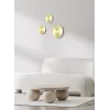 Wandlamp ZAMBELIS D240 10W DESIGN Geborsteld Messing 20350