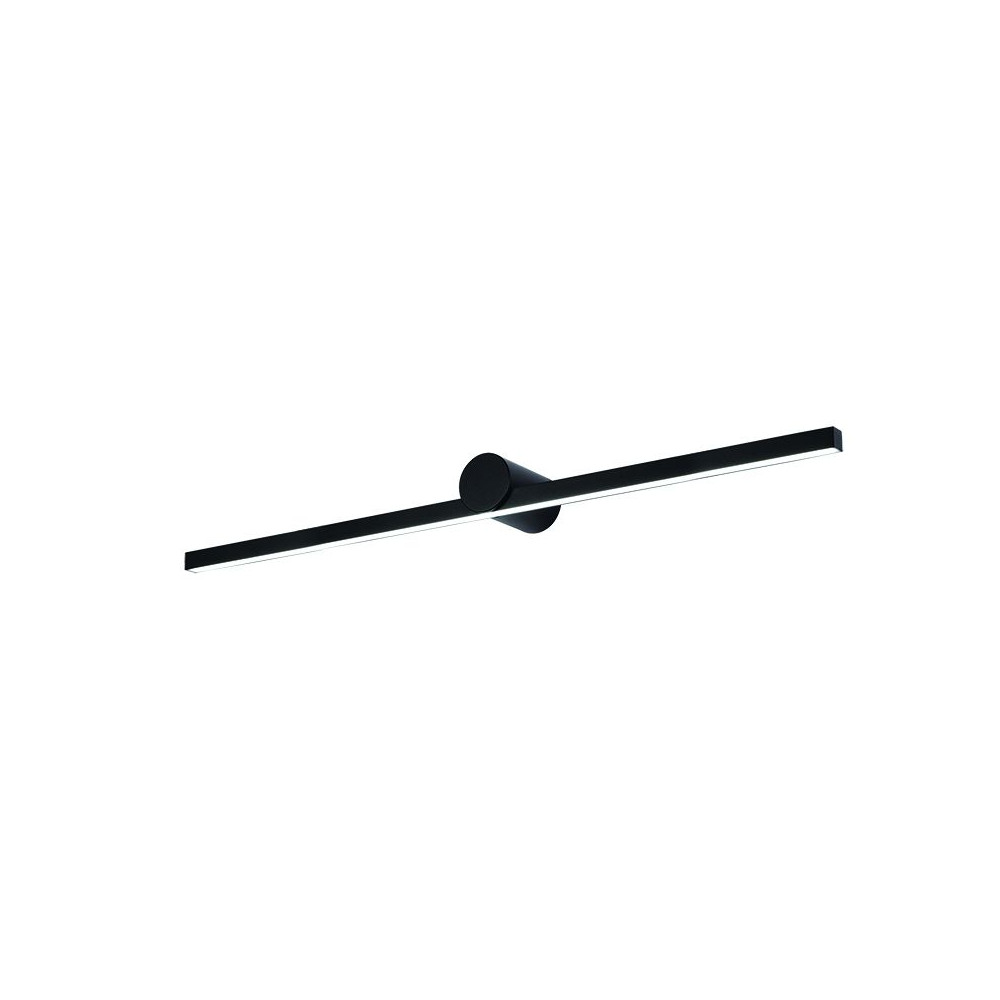 Badezimmer-Wandleuchte ZAMBELIS 21W IP54 DESIGN Schwarz Sandgestrahlt 22126