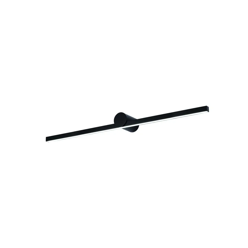 Bathroom Wall Light ZAMBELIS 21W IP54 DESIGN Sand Black 22126