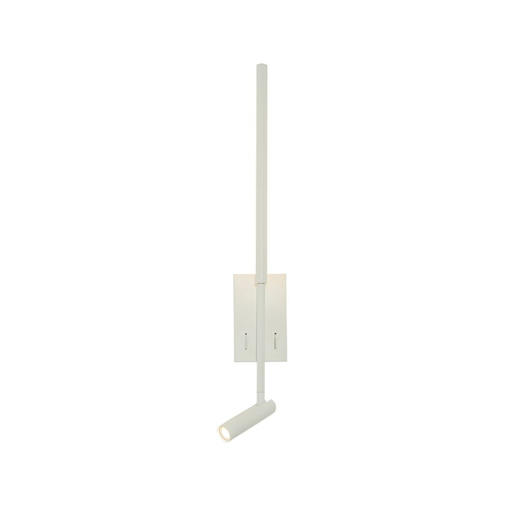 Wandleuchte ZAMBELIS 2,5+5W DESIGN Mattweiss 23040