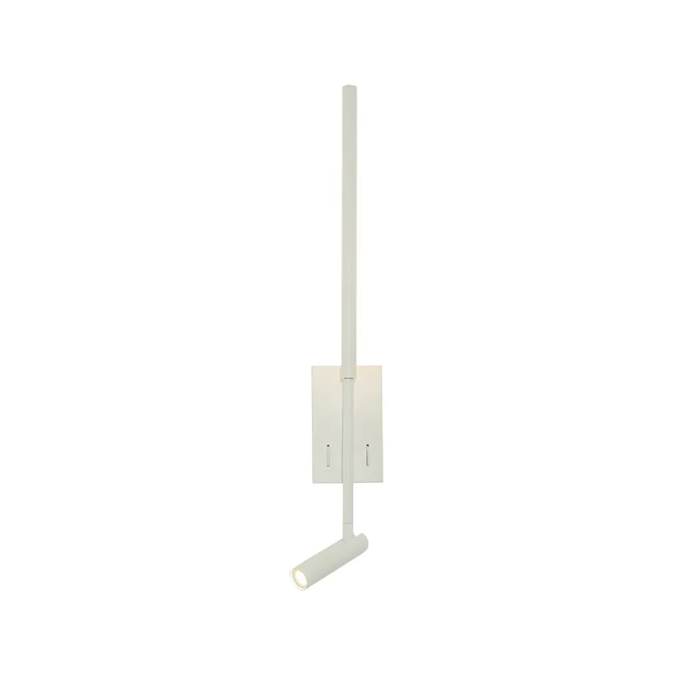 Wandleuchte ZAMBELIS 2,5+5W DESIGN Mattweiss 23040