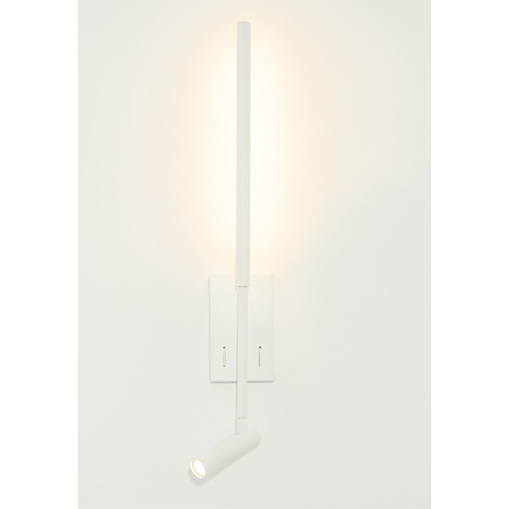 Wandleuchte ZAMBELIS 2,5+5W DESIGN Mattweiss 23040