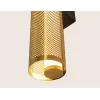 Wall Light ZAMBELIS 11W DESIGN Black and Brass 23041