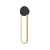 Wall Light ZAMBELIS 13W Dimmable DESIGN Matte Black and Gold