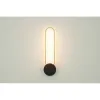 Wandleuchte ZAMBELIS 13W Dimmbar DESIGN Mattes Schwarz und Gold