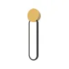 Wandlamp ZAMBELIS 13W Dimbaar DESIGN Goud en Mat Zwart 23103
