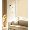 Wall Light ZAMBELIS 13W Dimmable DESIGN Gold and Matte Black 23103