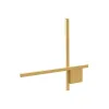 Wandlamp ZAMBELIS 13W Dimbaar DESIGN Mat Goud