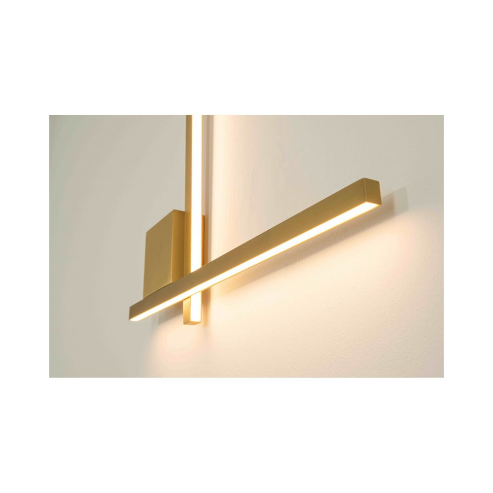 Wandlamp ZAMBELIS 13W Dimbaar DESIGN Mat Goud