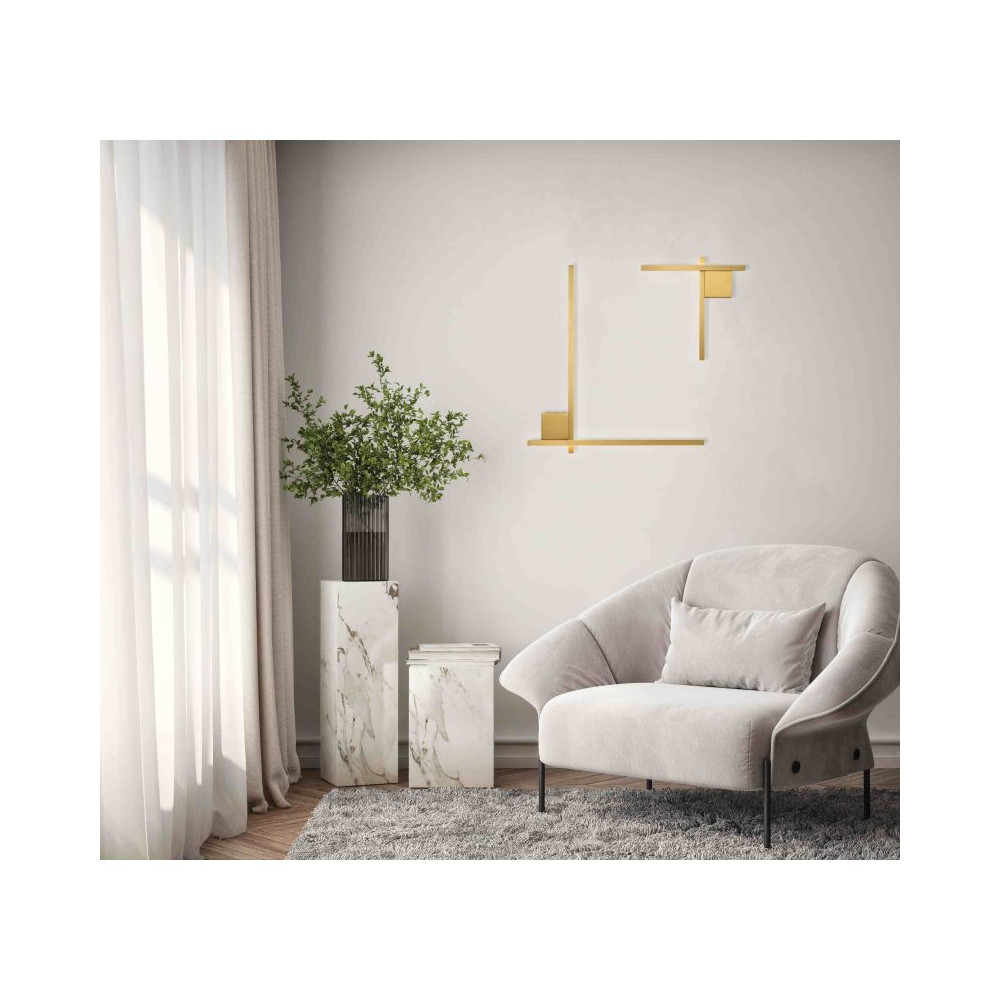 Applique ZAMBELIS 13W Dimmable DESIGN Doré Mat 23104