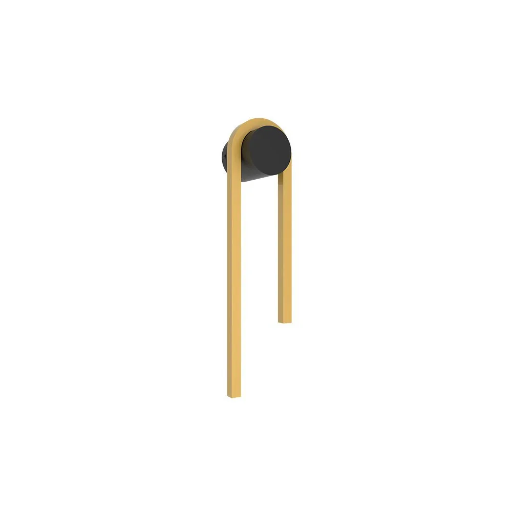 Applique ZAMBELIS 11W Dimmable DESIGN Doré Mat et Noir Mat 23106