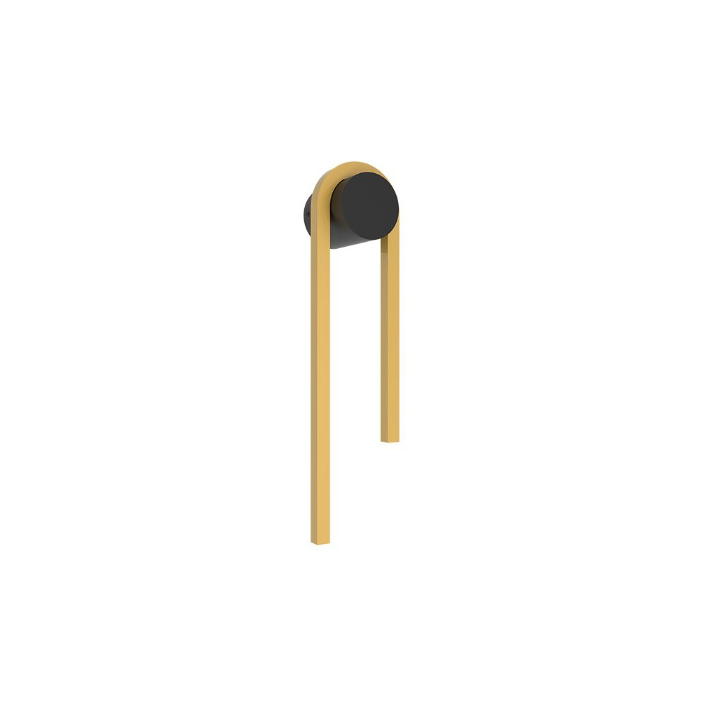 Wandleuchte ZAMBELIS 11W Dimmbar DESIGN Mattes Gold und Mattes Schwarz