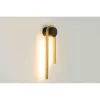 Wandlamp ZAMBELIS 11W Dimbaar DESIGN Mat Goud en Mat Zwart