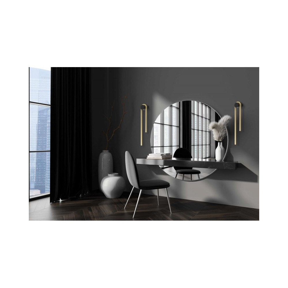 Applique ZAMBELIS 13W Dimmable DESIGN Noir et Doré 23107