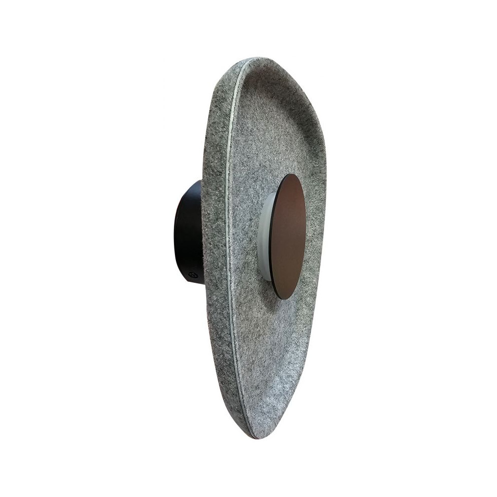 Wandlamp ZAMBELIS 5W DESIGN Zwart en Grijs 23175