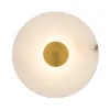 Wandlamp ZAMBELIS D250 5W DESIGN Wit Albast en Messing 2550