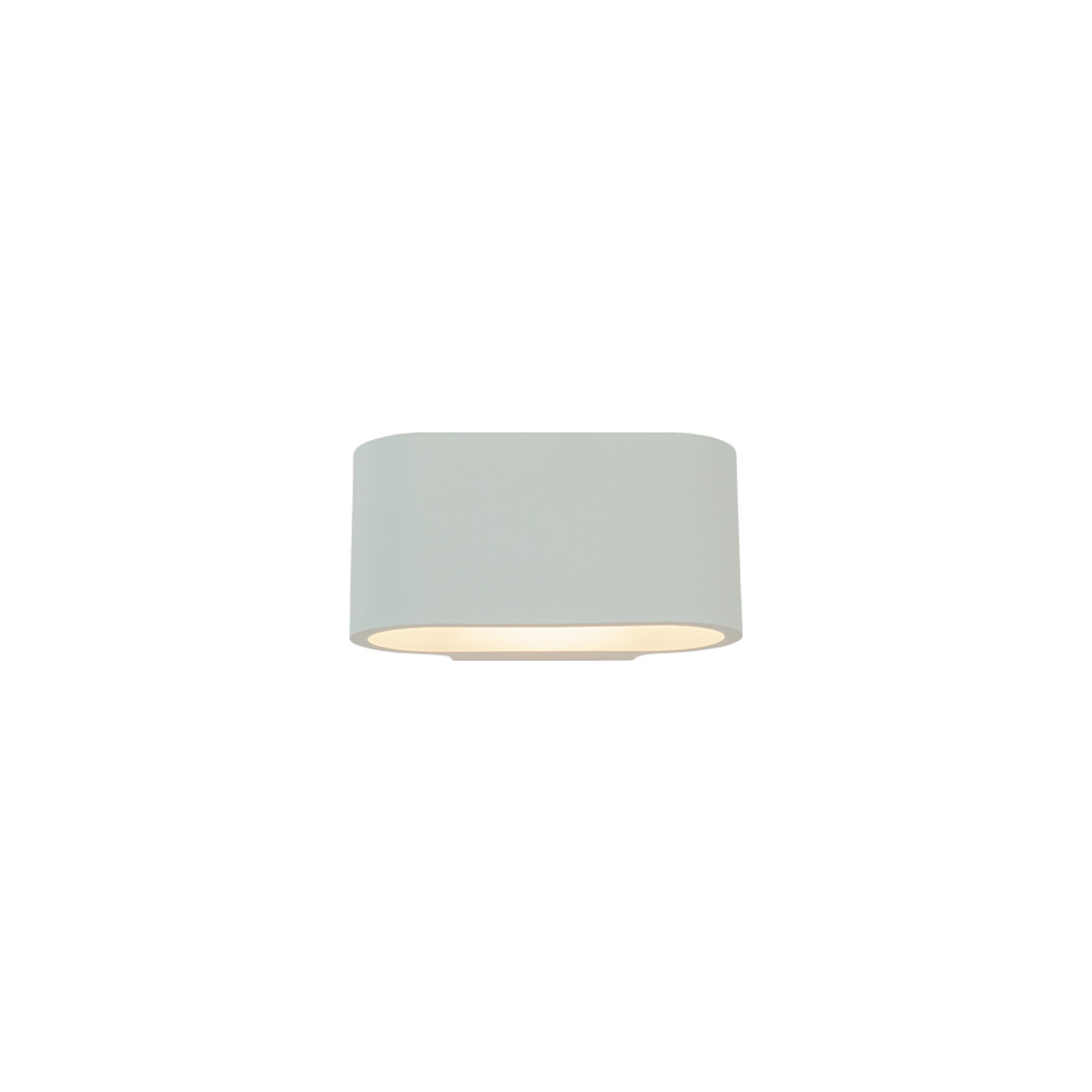 Applique Murale ZAMBELIS G9 Direct/Indirect DESIGN Blanc Plâtre Sans Source 25382