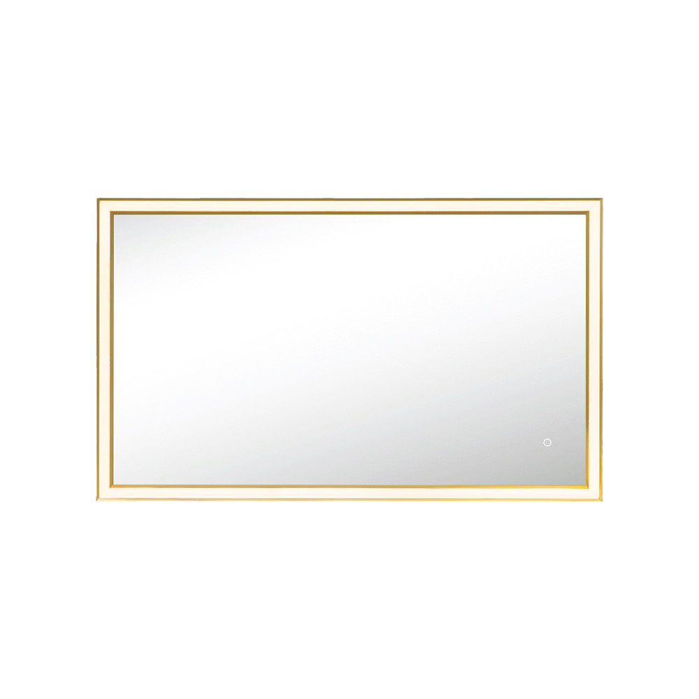 Mirror ZAMBELIS Touch 30W CCT Dimmable IP44 DESIGN Anodized Gold 25394