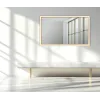 Spiegel ZAMBELIS Touch 30W CCT Dimmbar IP44 DESIGN Eloxiert Gold 25394