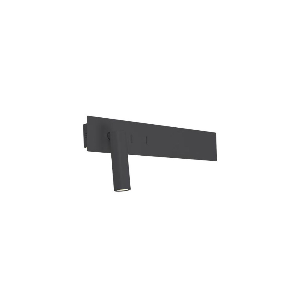 Wandleuchte ZAMBELIS 13W DESIGN Schwarz Matt H54