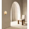 ZAMBELIS D250 5W DESIGN Wall Sconce White Alabaster and Brass 2552