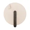 Applique Murale ZAMBELIS D250 5W DESIGN Albâtre Blanc et Rouille 2553