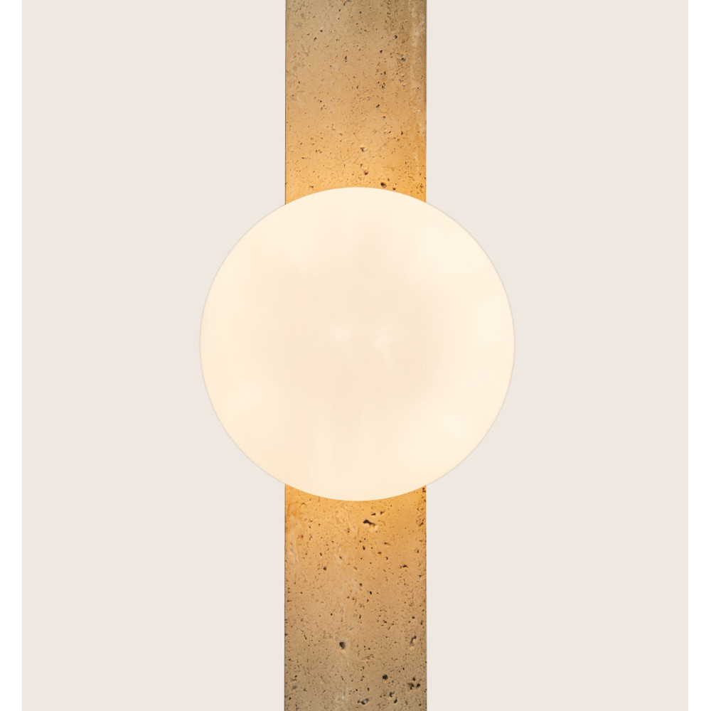 ZAMBELIS Wall Light G9 DESIGN Natural Stone Without Bulb 25315