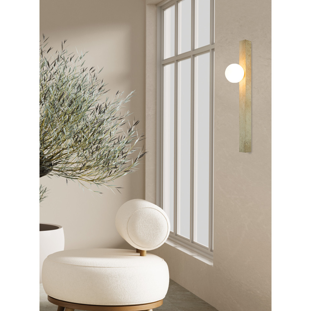 Wandleuchte ZAMBELIS G9 DESIGN Naturstein Ohne Leuchtmittel 25315
