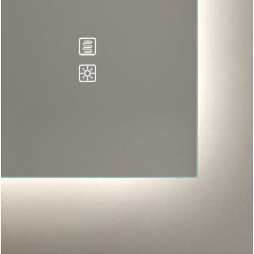 Miroir ZAMBELIS Tactile 20W CCT Dimmable IP44 Anti-Buée DESIGN 25391