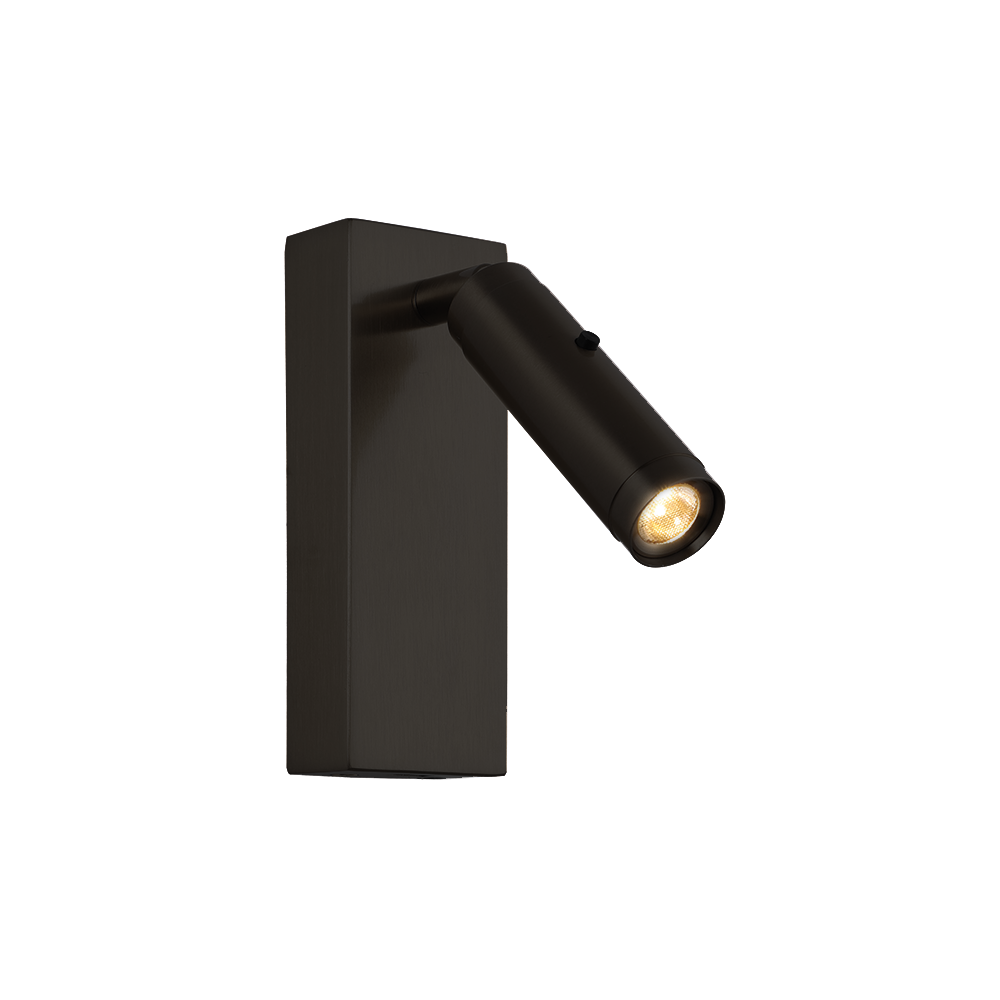 ZAMBELIS Wall Light Reading 3W Switch DESIGN Matte Black H68-B