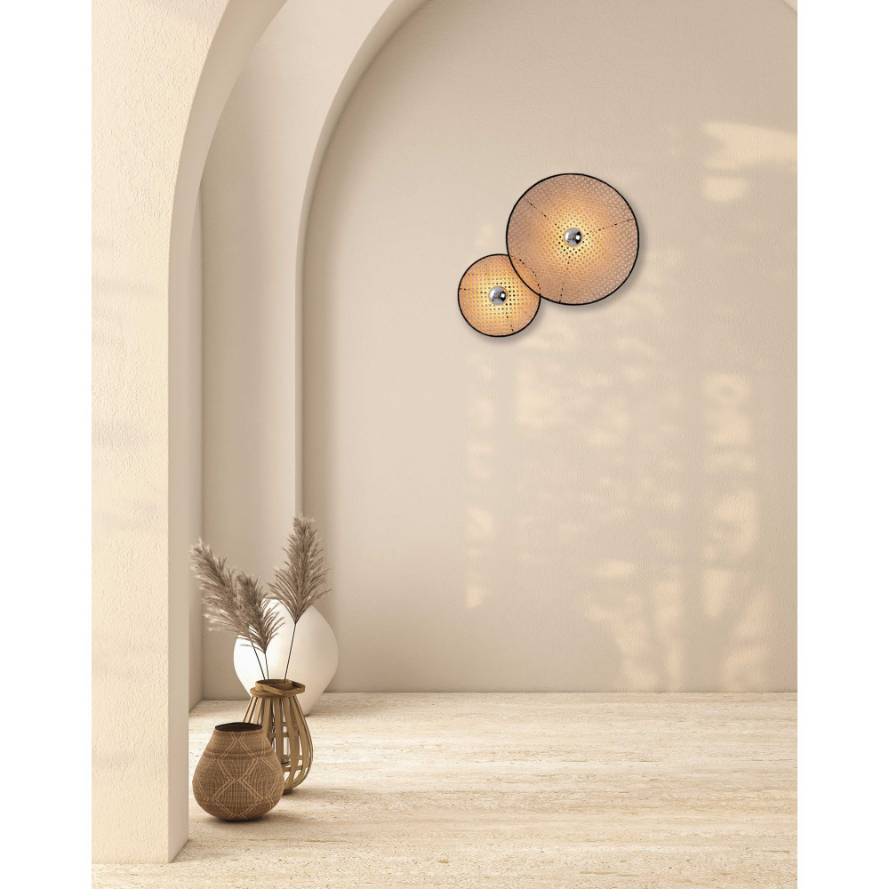 Wall Light ZAMBELIS D400 E27 DESIGN Matte Black No Light Source 22174 FS
