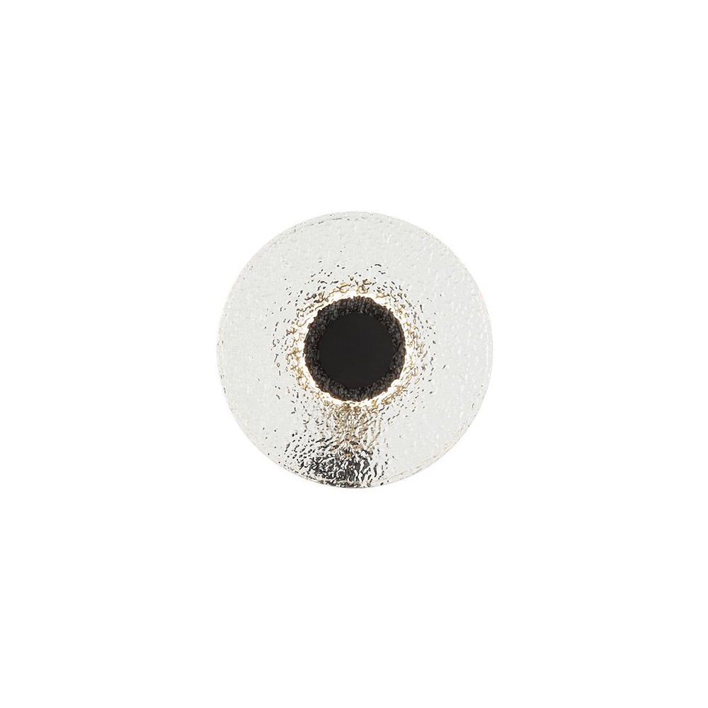 Wall Light ZAMBELIS D280 8W DESIGN Matte Black and Transparent 23077
