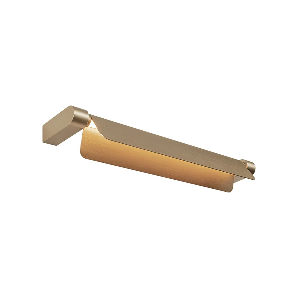 Applique Murale ZAMBELIS Lecture 8W DESIGN Or Brossé 25192 FS