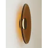 Wandlamp ZAMBELIS D500 22W CCT Dimbaar DESIGN Bruin Glas en Mat Zwart 25272 FS